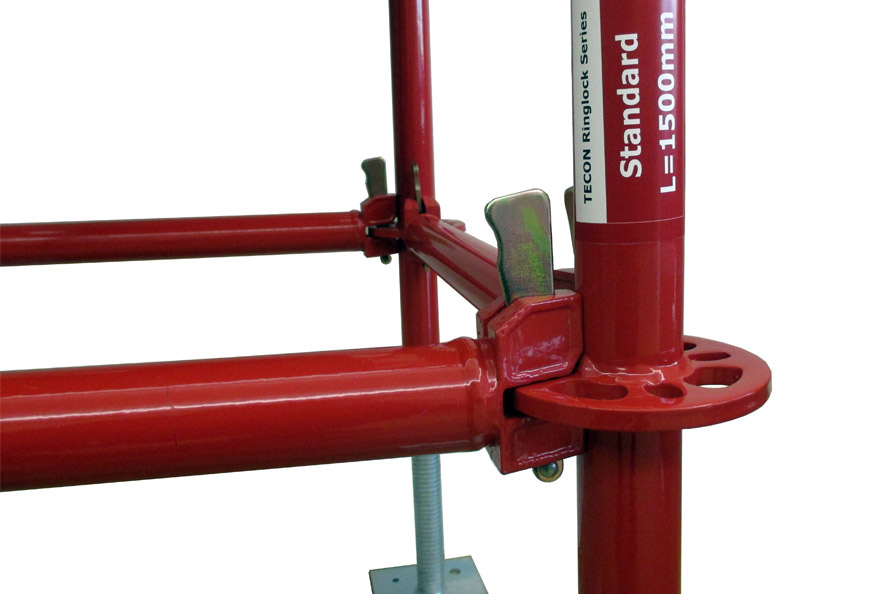 Tecon Ringlock Scaffolding is a Versatile System for Both Shoring Support and Work Platform Purpose