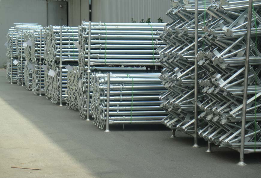 Hot dip galvanized heavy duty steel prosp before loading